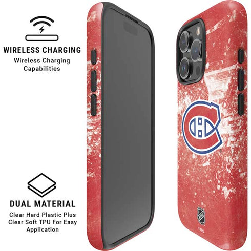 NHL Montreal Canadiens Frozen iPhone 16 Pro Max Magsafe Impact Case
