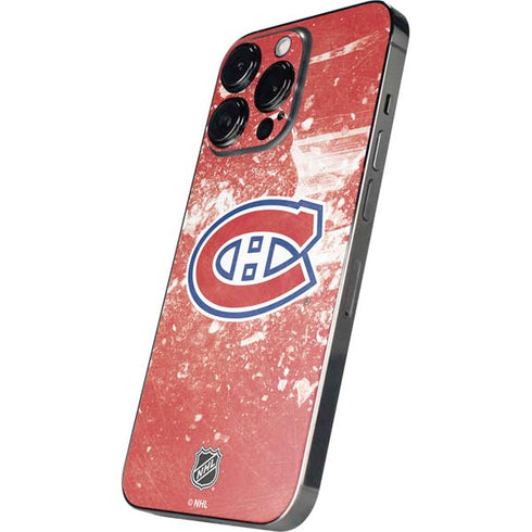 NHL Montreal Canadiens Frozen iPhone 16 Pro Skin