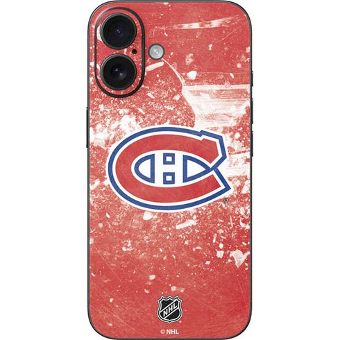 NHL Montreal Canadiens Frozen iPhone 16 Skin
