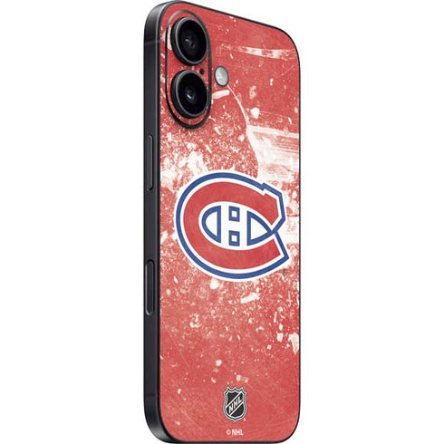 NHL Montreal Canadiens Frozen iPhone 16 Skin