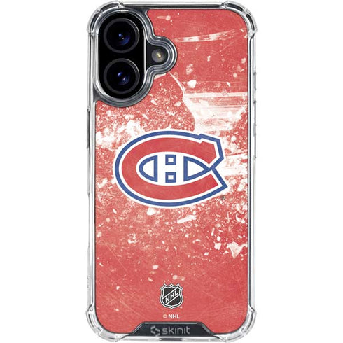 NHL Montreal Canadiens Frozen iPhone 17 Clear Case