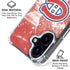 NHL Montreal Canadiens Frozen iPhone 17 Clear Case