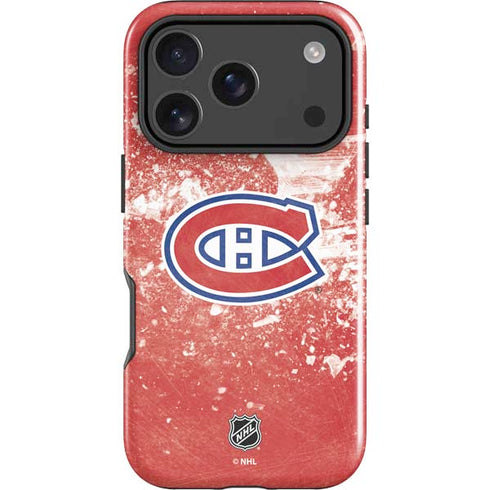 NHL Montreal Canadiens Frozen iPhone 18 Pro Impact Case