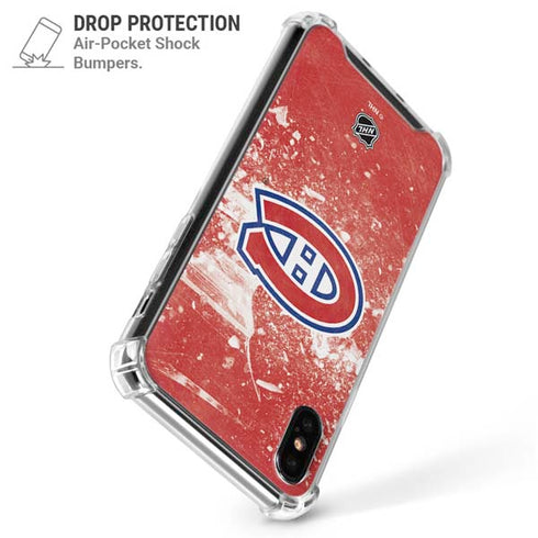 NHL Montreal Canadiens Frozen iPhone X/XS Clear Case