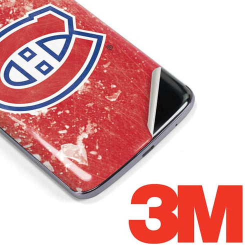 NHL Montreal Canadiens Frozen Moto E5 Plus Skin