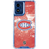 NHL Montreal Canadiens Frozen Moto G Play 4G (2024) Clear Case