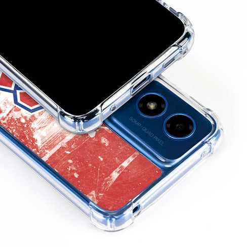 NHL Montreal Canadiens Frozen Moto G Play 4G (2024) Clear Case
