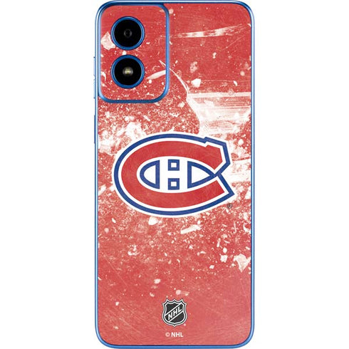 NHL Montreal Canadiens Frozen Moto G Play 4G (2024) Skin