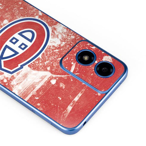 NHL Montreal Canadiens Frozen Moto G Play 4G (2024) Skin