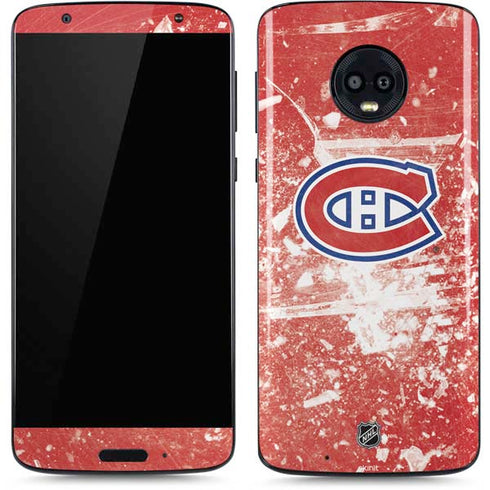 NHL Montreal Canadiens Frozen Moto G6 Skin