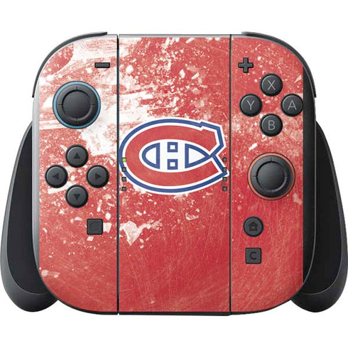 NHL Montreal Canadiens Frozen Nintendo Switch 2 (2025) with Joy-Con Skin