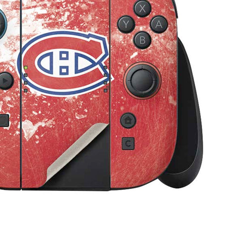 NHL Montreal Canadiens Frozen Nintendo Switch 2 (2025) Joy-Con Controller Skin