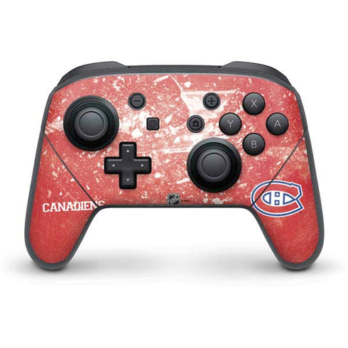 NHL Montreal Canadiens Frozen Nintendo Switch Pro Controller Skin