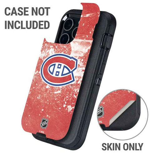 NHL Montreal Canadiens Frozen Otterbox Defender iPhone Skin