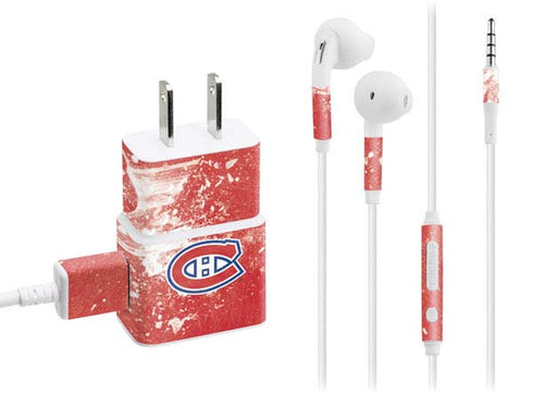 NHL Montreal Canadiens Frozen Phone Charger Skin
