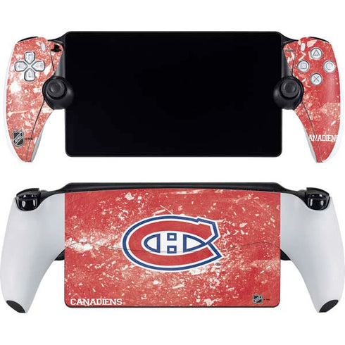 NHL Montreal Canadiens Frozen PlayStation Portal Remote Player Skin