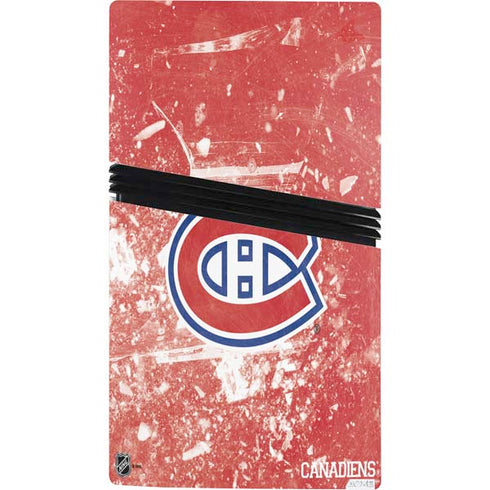 NHL Montreal Canadiens Frozen PS5 Pro Console Skin