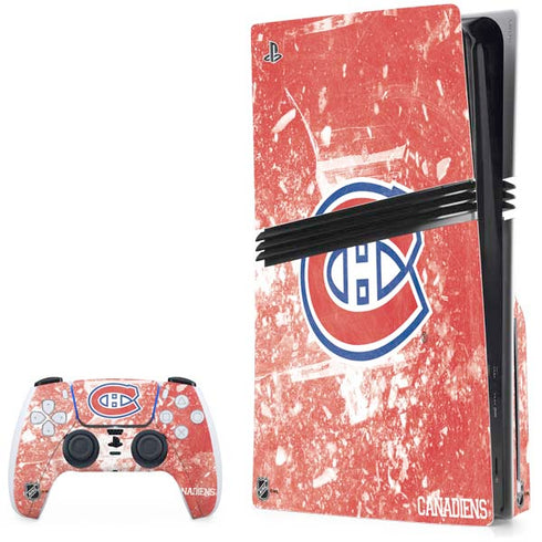 NHL Montreal Canadiens Frozen PlayStation PS5 Skins