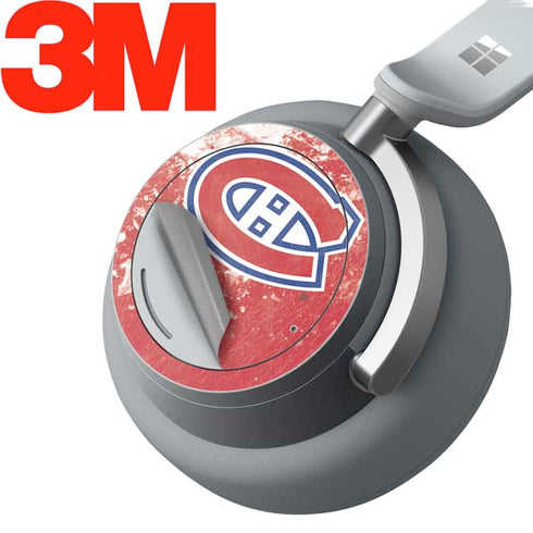 NHL Montreal Canadiens Frozen Surface Headphones Skin