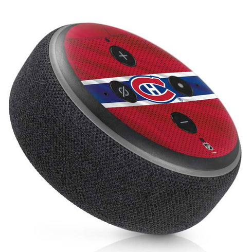 NHL Montreal Canadiens Home Jersey Amazon Echo Dot Skin