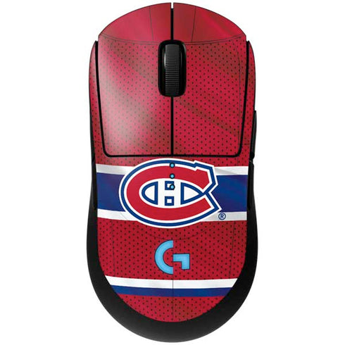 NHL Montreal Canadiens Home Jersey G Pro Wireless Gaming Mouse Skin