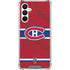 NHL Montreal Canadiens Home Jersey Galaxy A16 5G Clear Case