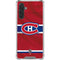 NHL Montreal Canadiens Home Jersey Galaxy A17 Clear Case