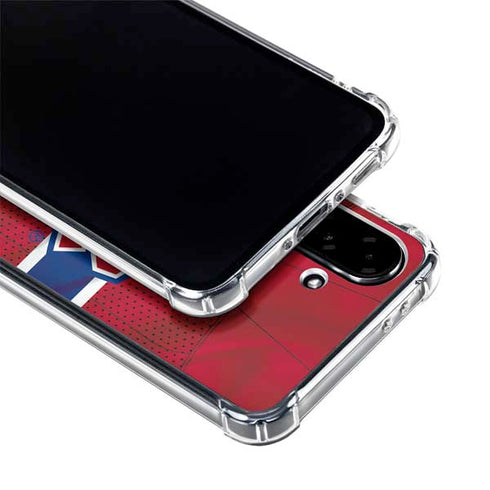 NHL Montreal Canadiens Home Jersey Galaxy A36 5G Clear Case