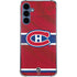 NHL Montreal Canadiens Home Jersey Galaxy A55 5G Clear Case