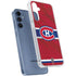 NHL Montreal Canadiens Home Jersey Galaxy A55 5G Clear Case
