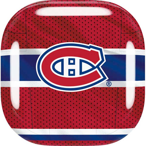NHL Montreal Canadiens Home Jersey Galaxy Buds Live Skin