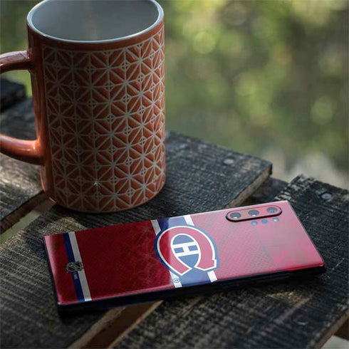 NHL Montreal Canadiens Home Jersey Galaxy Note 10 Plus Skin