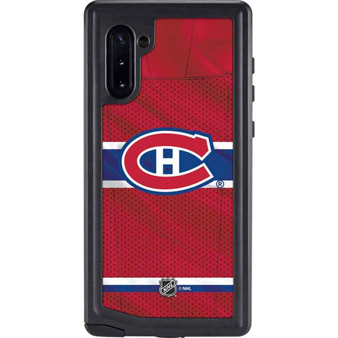 NHL Montreal Canadiens Home Jersey Galaxy Cases