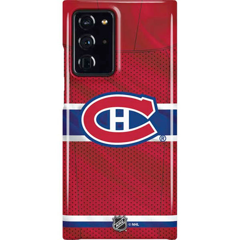 NHL Montreal Canadiens Home Jersey Galaxy Cases