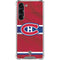NHL Montreal Canadiens Home Jersey Galaxy S24 FE Clear Case
