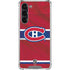 NHL Montreal Canadiens Home Jersey Galaxy S24 FE Clear Case