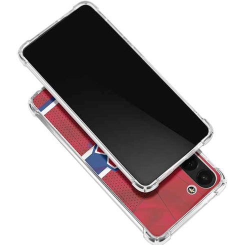 NHL Montreal Canadiens Home Jersey Galaxy S24 FE Clear Case
