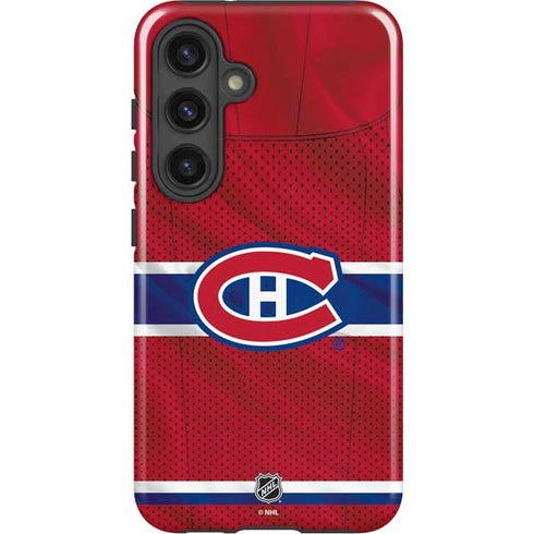 NHL Montreal Canadiens Home Jersey Galaxy S25 Impact Case