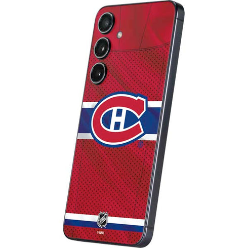 NHL Montreal Canadiens Home Jersey Galaxy S25 Skin