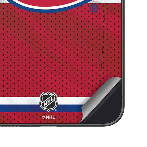 NHL Montreal Canadiens Home Jersey Galaxy S24 Skin