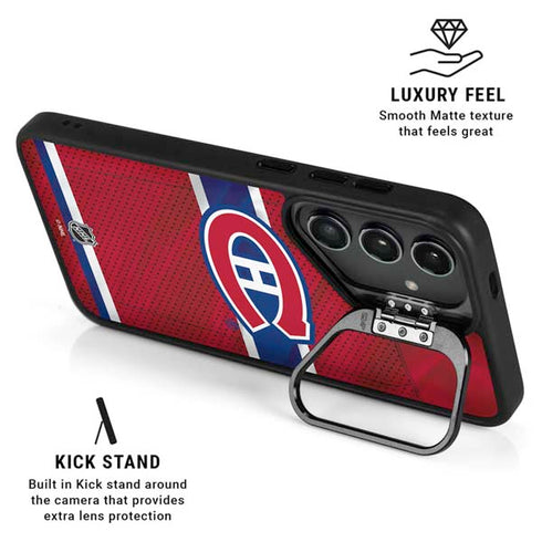 NHL Montreal Canadiens Home Jersey Galaxy S25 Ultra Kickstand Case