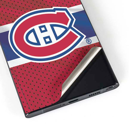NHL Montreal Canadiens Home Jersey Galaxy S25 Ultra Skin