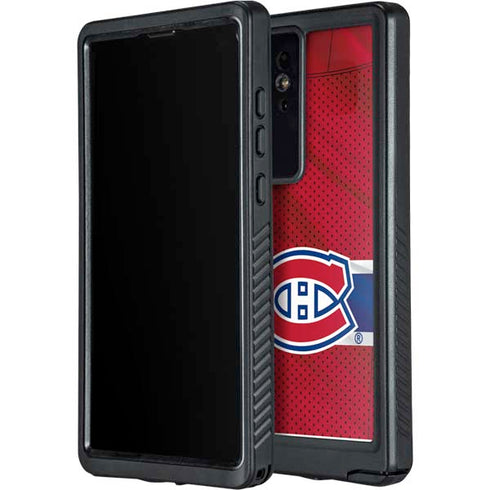 NHL Montreal Canadiens Home Jersey Galaxy S24 Ultra Waterproof Case