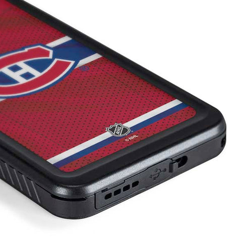 NHL Montreal Canadiens Home Jersey Galaxy S24 Waterproof Case