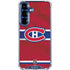 NHL Montreal Canadiens Home Jersey Galaxy S25 Clear Case