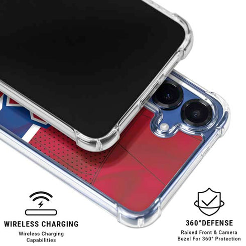 NHL Montreal Canadiens Home Jersey Galaxy S25 Plus Clear Case