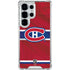 NHL Montreal Canadiens Home Jersey Galaxy S25 Ultra Clear Case