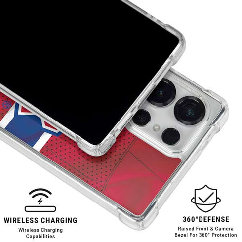 NHL Montreal Canadiens Home Jersey Galaxy S25 Ultra Clear Case