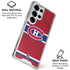 NHL Montreal Canadiens Home Jersey Galaxy S25 Ultra Clear Case