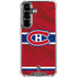 NHL Montreal Canadiens Home Jersey Galaxy S26 Clear Case
